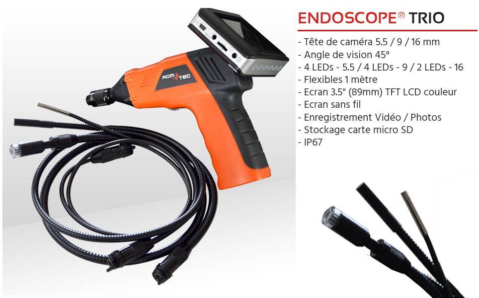 Endoscope industriel en location pour une durée courte ou longue – AGM TEC