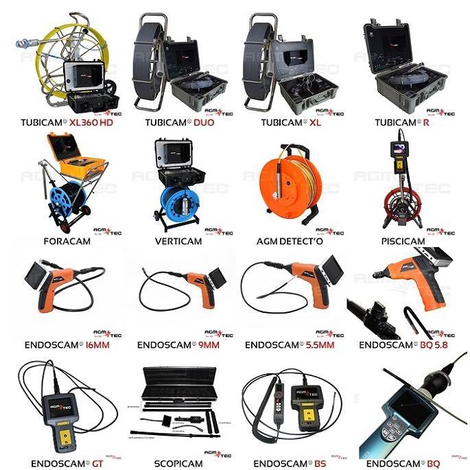 Camera canalisation location, quelle caméra d’inspection de canalisations choisir ? AGM TEC