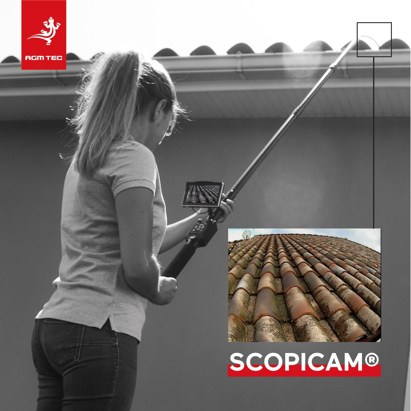 Scopicam® – l’endoscope d’inspection télescopique idéale pour inspecter en hauteur avec précision